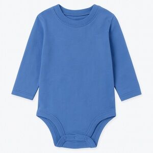 Precious Cargo Blue Long Sleeve Onesie